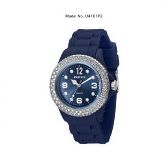 comprar RELOJ ANALOG SWAROVSKI AZUL OSCURO